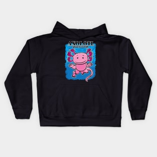 Axolotl Underwater Kids Hoodie